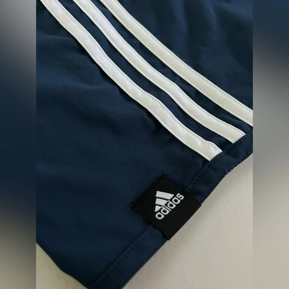 Adidas Navy Blue Athletic Shorts Large